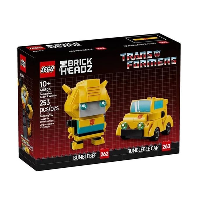LEGO Transformers Brickheadz 40804 - Bumblebee robot en voertuig