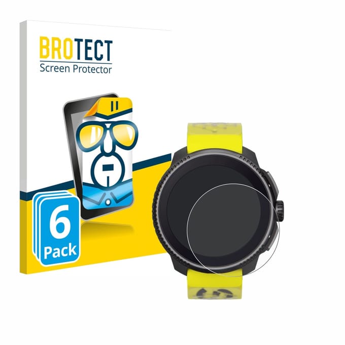 BROTECT - Screenprotector voor Suunto Race / 2 - Folie Beschermfolie transparant 6 Stuks