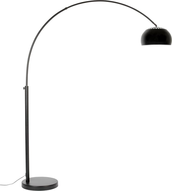 Zuiver Metal Bow Vloerlamp/ Booglamp Zwart