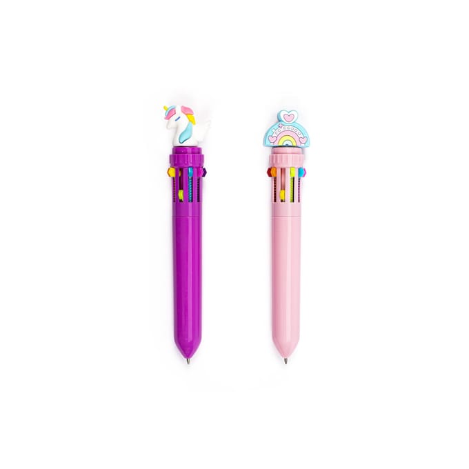 Dream Pop Set Van 2 Multicolor Pennen Unicorn