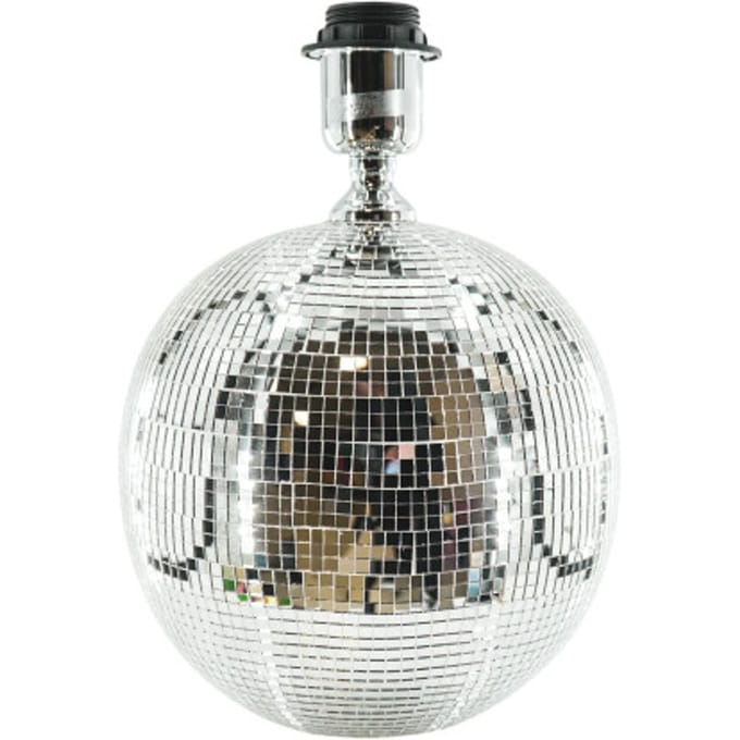 House Vitamin Lamp disco ball glass silver 20x20x20cm