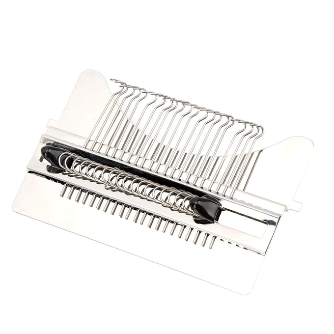 21 Haak Stopmachine Mini Weefgetouw Robuust Eenvoudige Bediening Houten Stopweefgetouw voor DIY Kleding white