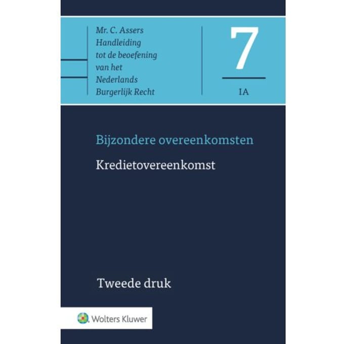 Kredietovereenkomst - Asser-Serie