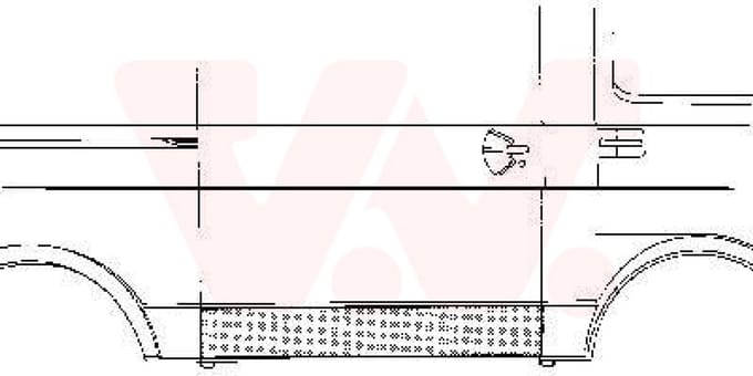 Van Wezel - PLAATWERKPANELEN AUTODEUR VOOR VW LT 1982-1996 DUR987089VWAN