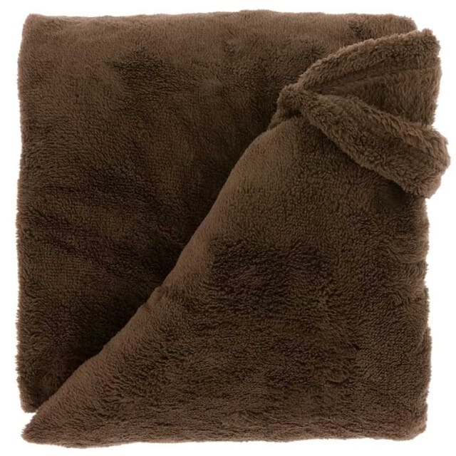 Unique Living Plaid Justin - Polyester - Bruin - 150 x 200 x 0 cm (BxHxD)