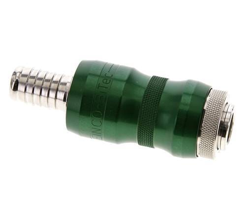 Vernikkeld Messing DN 7.8 Safety Luchtkoppeling Snelkoppeling met Schuifhuls 13 mm Slangpilaar