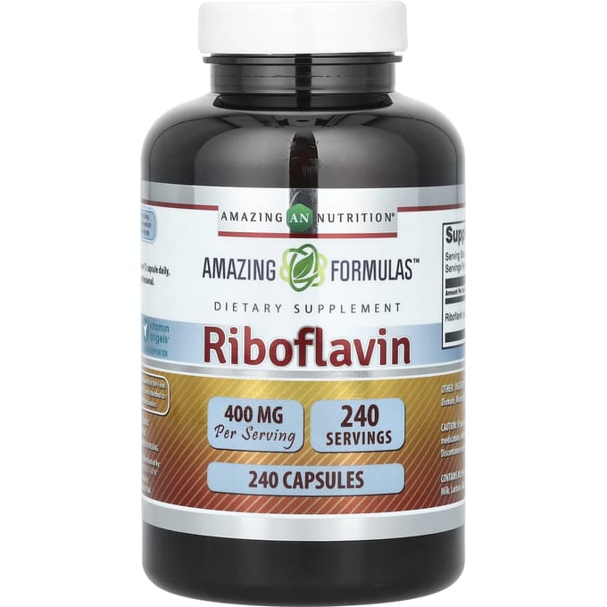 Amazing Nutrition, Riboflavine, 400 mg, 240 capsules