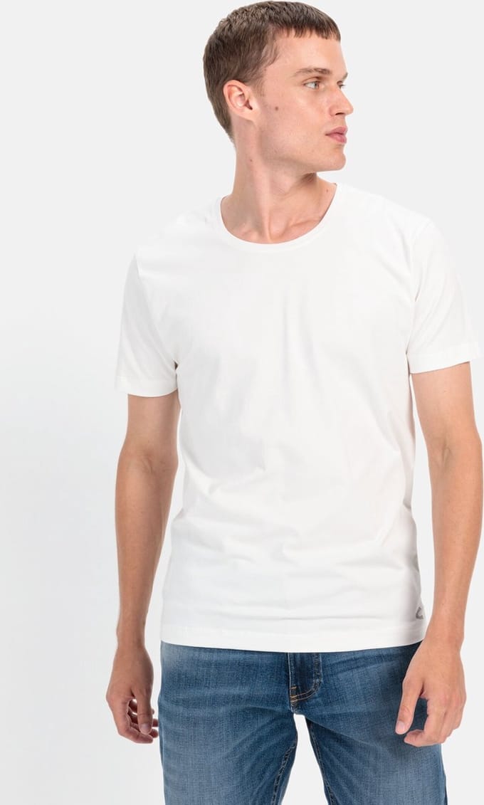 camel active Onderhemd in een pak van 3 - Maat menswear-S - wolwit