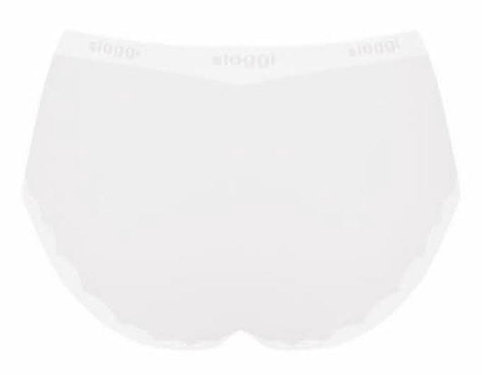 Sloggi Invisible Supreme Midi - Dames - wit - maat 46