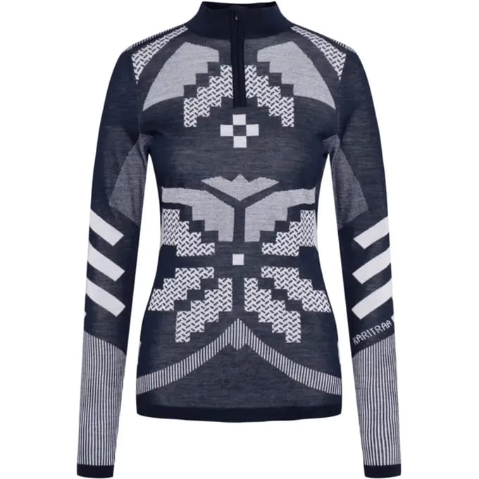 Kari Traa Faith HZ, thermoshirt, dame, donkerblauw