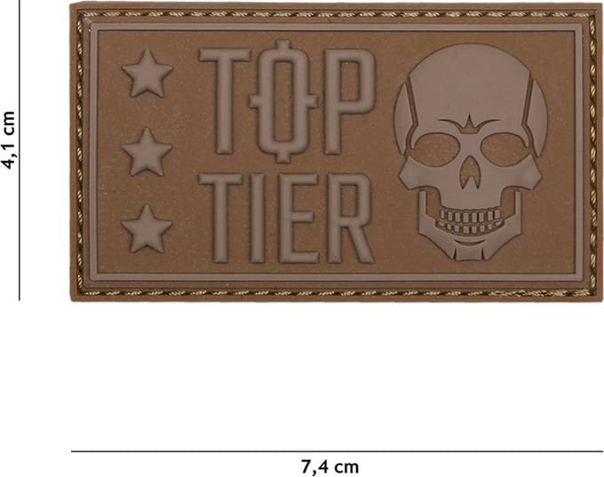 101 Inc Embleem 3D Pvc Top Tier Coyote 19023