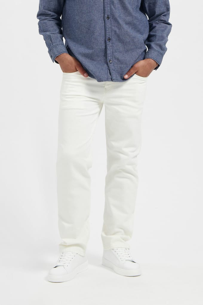 Mud Jeans Alex Mid Loose Light Weight Natural Taglia: W32L32 | Relaxed fit jeans Outlet | Uomo
