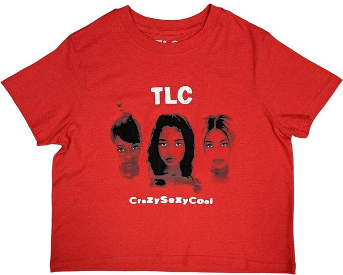 TLC - CrazySexyCool Crop top - XL - Rood