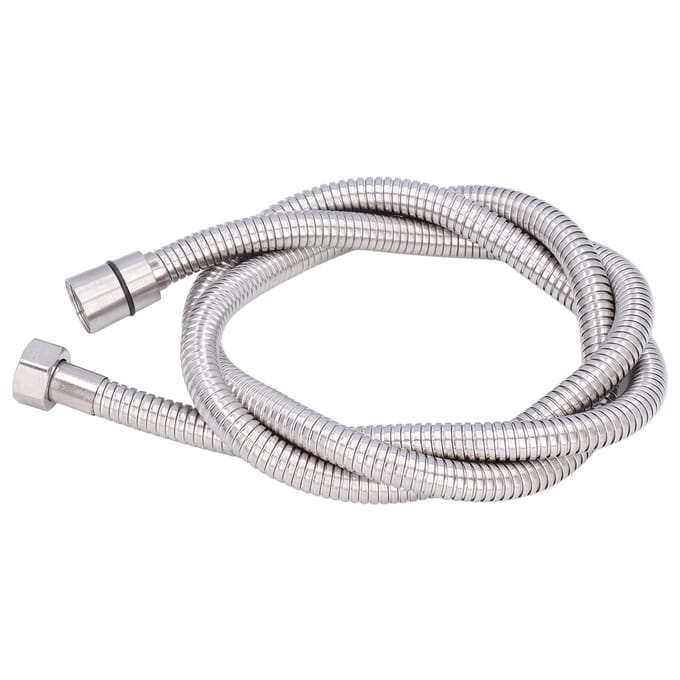 Roestvrijstalen Doucheslang Explosieveilig G1/2 Douchekopslang voor Badkamer Zilver 1.5m/4.9ft white