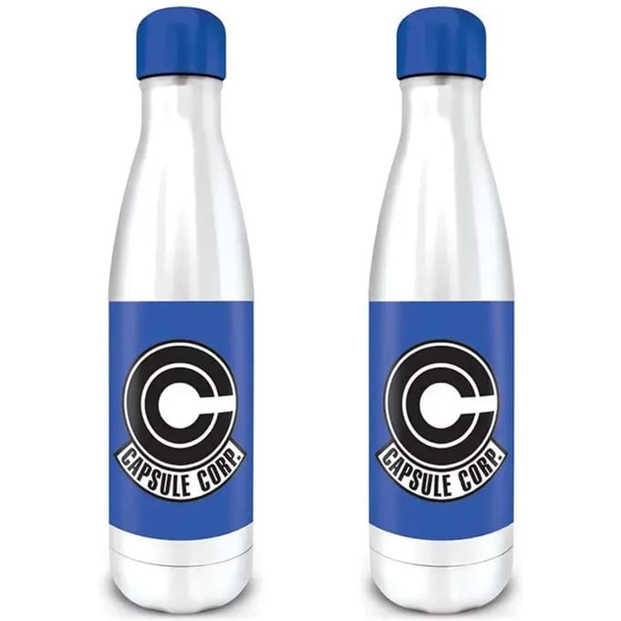 Dragon Ball Z Capsule Corp drinkfles - metalen RVS - 540ml