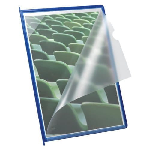 Infotas Flex-O-Frame met pen A4 blauw - 10 stuks