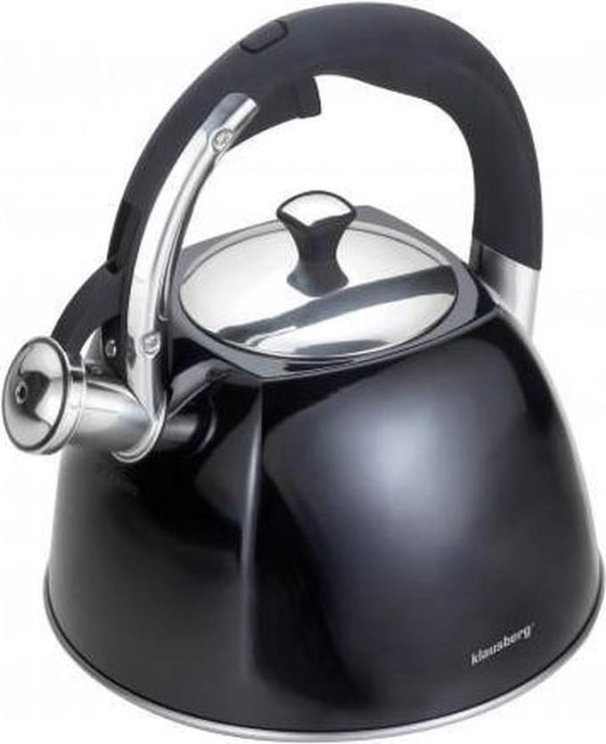 Klausberg KB-7410 fluitketel - 2,2L - rvs - alle warmtebronnen