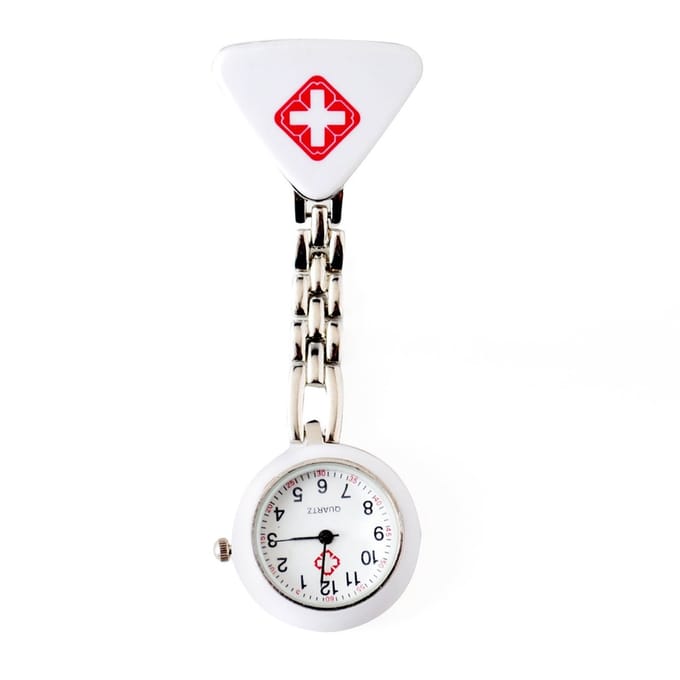POWERZ® verpleegster horloge, zuster horloge, wit