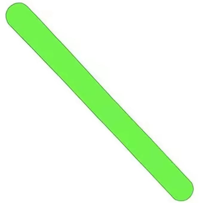 Ronde Padel Racketbeschermer Neutraal Fluor Groen