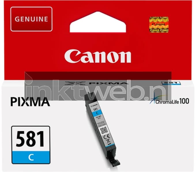Canon CLI-581C - Inktcartridge - Origineel - Standaard capaciteit - Cyaan