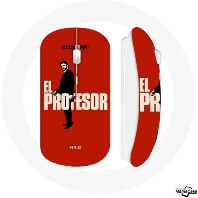 Souris El Profesor La Casa De Papel Sans Fil