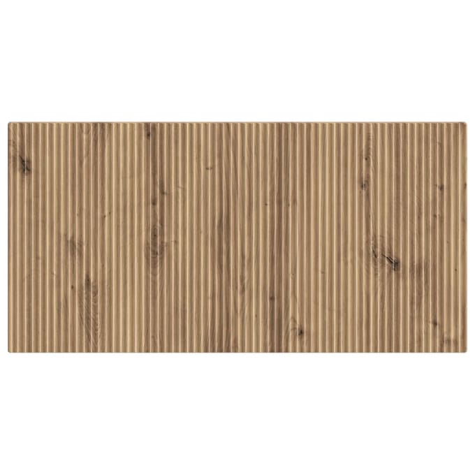 vidaXL - Wandgemonteerd - Hoofdbord - ARNHEM - Artisanaal - eiken - Bewerkt - hout