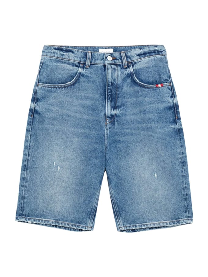 Amish Supplies Tommy denim shorts bermuda brede been jeans - labrea denim