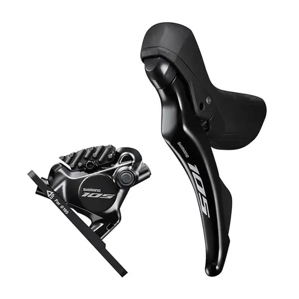 Schijfremmen vooraan Shimano 105