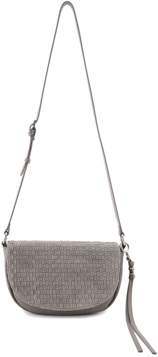 FREDsBRUDER schoudertas Weave Harmony Saddle Bag Cool Grey grijs