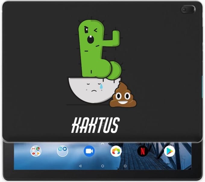 Lenovo Tab E10 Tablet Back Cover Cactus Poo