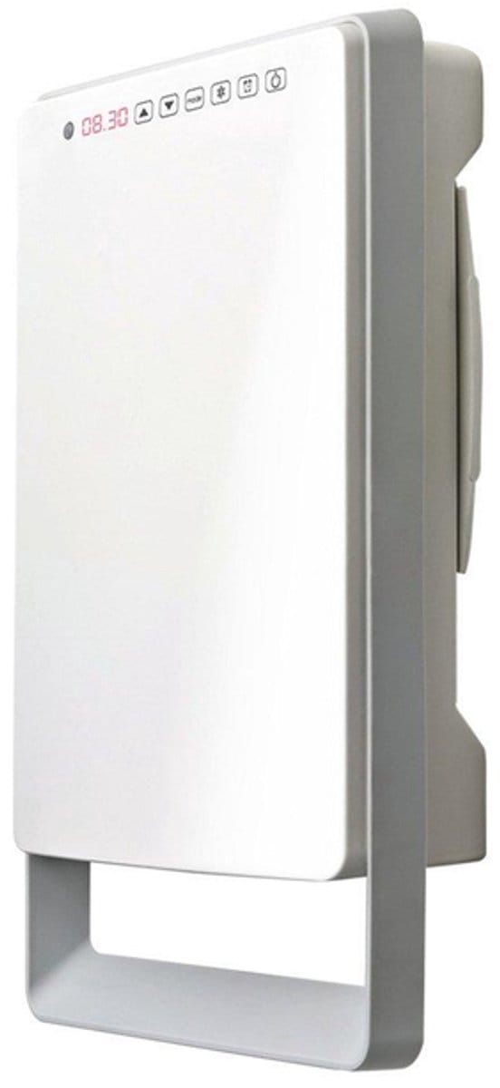 DRL E-Comfort Aurora Touch Badkamer Fanheater - Elektrische Kachel Met Timer & Sensor - 1000W - 49x29.5cm - Wit