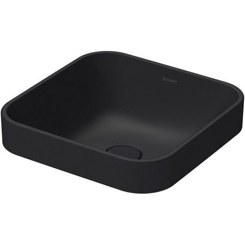 Duravit Happy D.2 Plus countertop sink 40 cm anthracite matt, without overflow, without tap hole bench