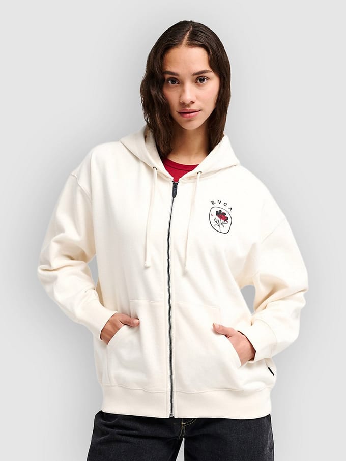 RVCA Odai Zip Hoodie wit