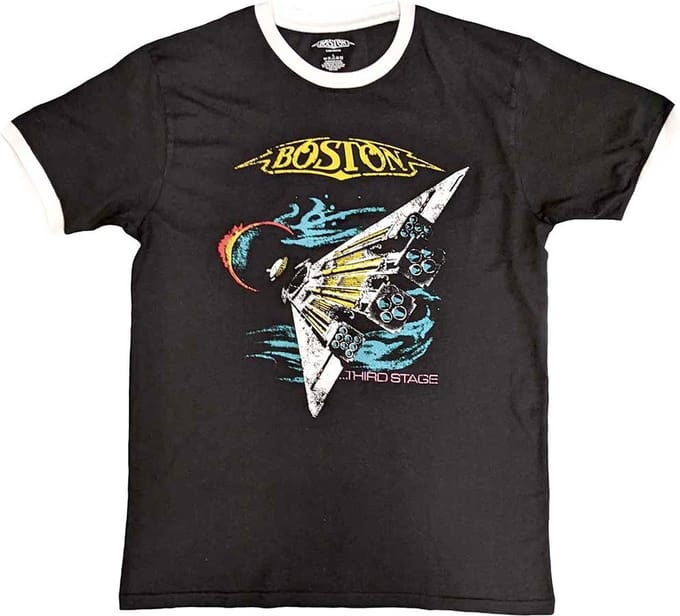 Boston - US Tour '87 Heren T-shirt - L - Zwart