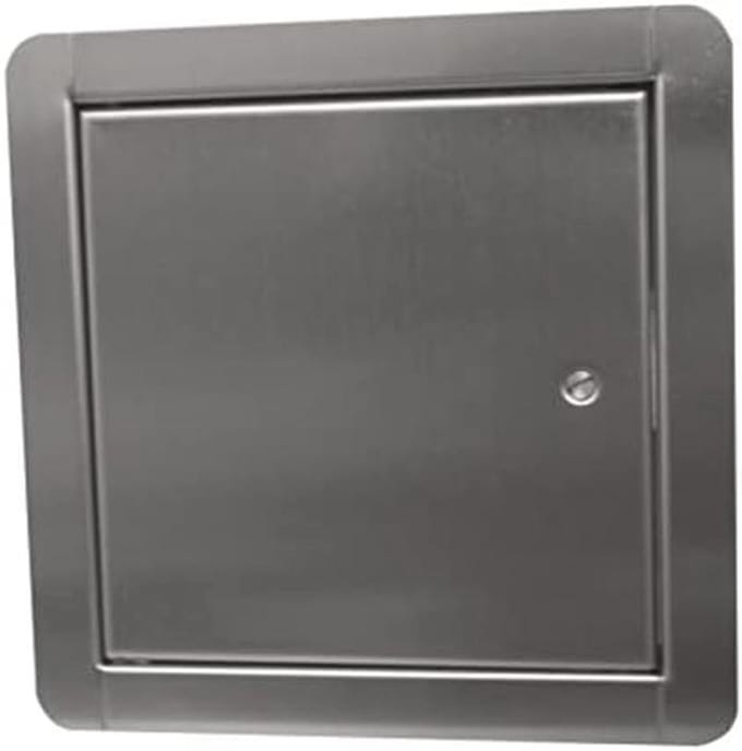 Universele Metalen Voordeur RVS 20x20 cm