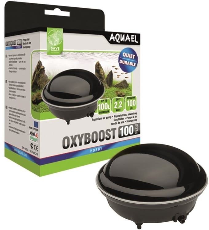 Aquael oxyboost +100 - Aquarium Pomp - Type: Luchtpomp - 100 liter/uur