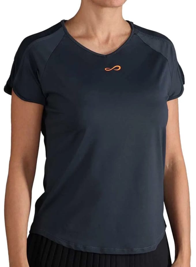Endless Mesh T-shirt Met Korte Mouwen Blauw M Vrouw