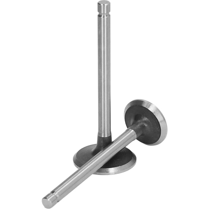 2 STUKS Inlaat Uitlaat Klep Set Legeringsstaal Braamvrij Generator Kleppenset voor Mini Tuinfrees gray