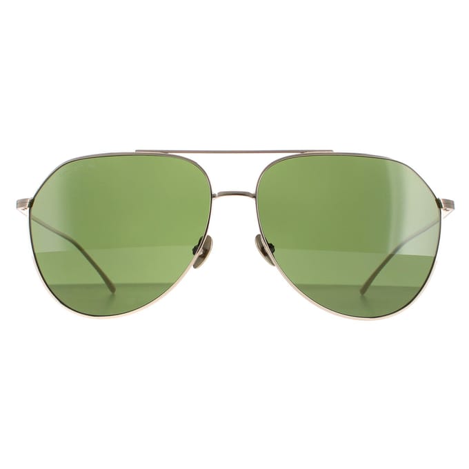 Lacoste zonnebril L209S 714 Glansend goudgroen