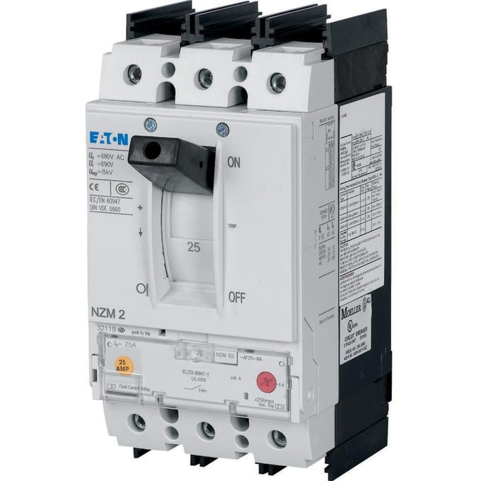 Eaton stroomonderbreker 3P 60A UL gecertificeerd NZMB2-AF60-NA - 269160