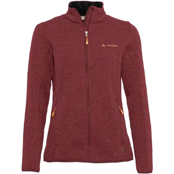 Vaude Rienza Iv Fleece Met Volledige Rits Rood 36 Vrouw