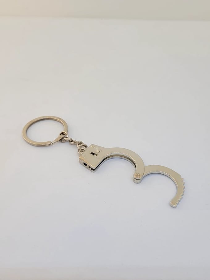 Jumada's - Sleutelhanger - Handboei - Sleutelbos - Zilver