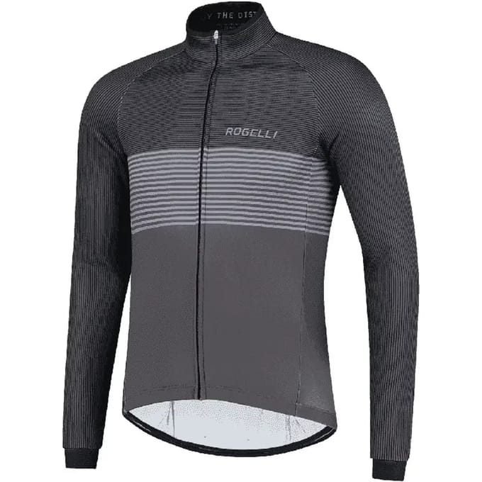 Rogelli Boost Fietsjack Winter - Fietskleding voor Heren - Zwart, Grijs - Maat M