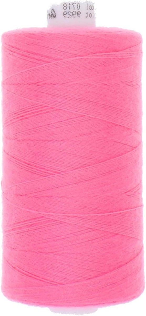 Polyester Naaigaren - Naaimachine Garen - Kleding Maken - Hoge Scheurvastheid - 1000 Meter - Roze