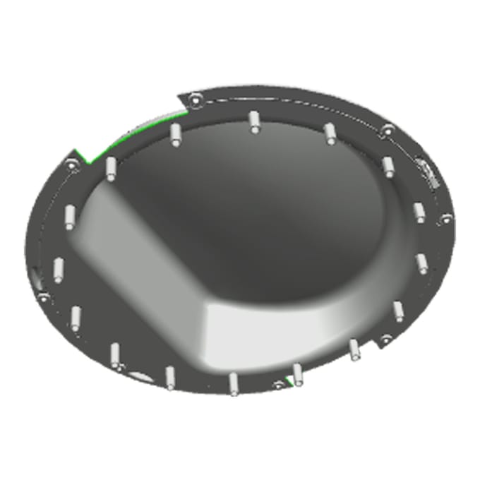 AEG binnendeur, venster, plastiek, Ø456.5mm 8085506049