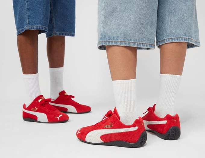 PUMA - Speedcat OG suède sneakers rood