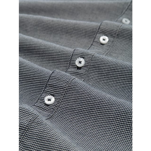 Tom Tailor - Slim fit overhemd met stretch - Maat XXXL - navy squared structure
