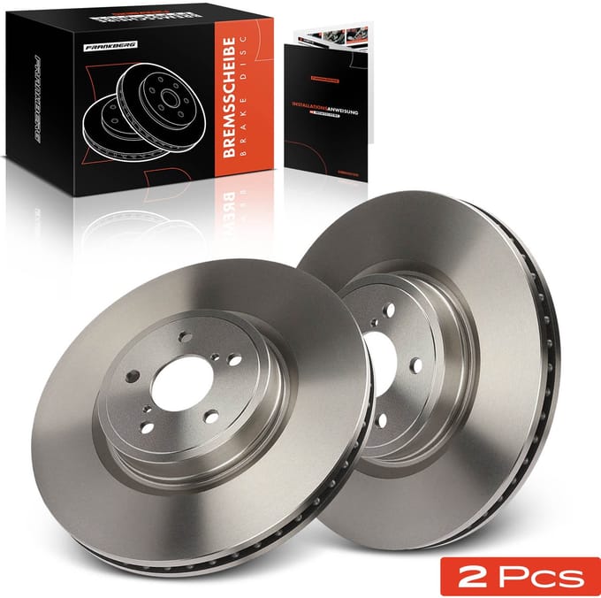 Frankberg 2x remschijf vooras links/rechts voor Subaru Forester Legacy