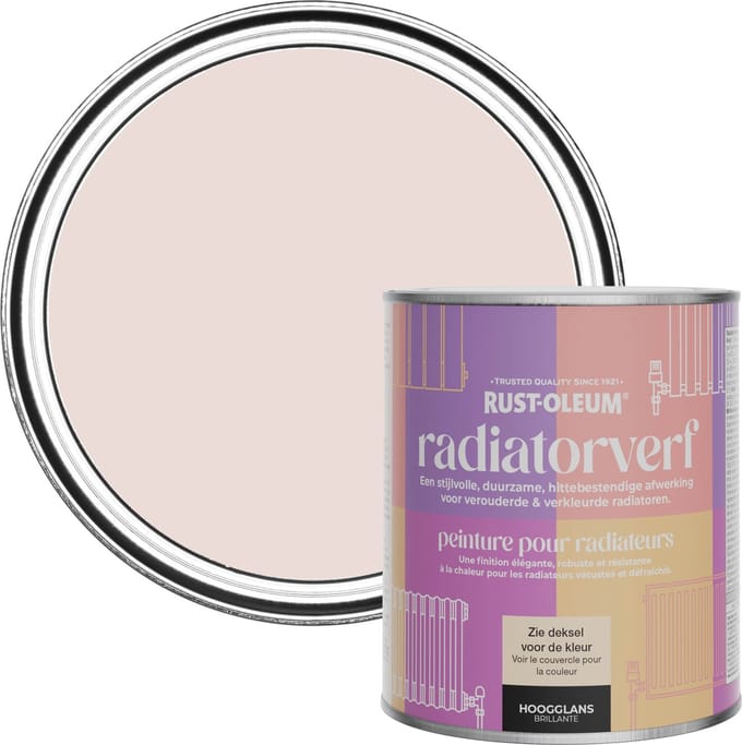 Rust-Oleum Roze Radiatorverf Hoogglans - Elbow Beach 750ml