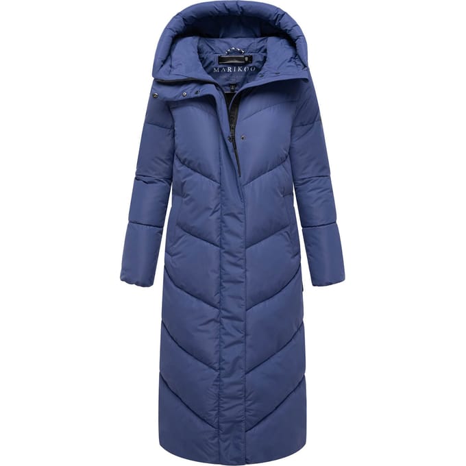 Marikoo dames wintermantel Ranjaa gewatteerd met capuchon & reflecterende details